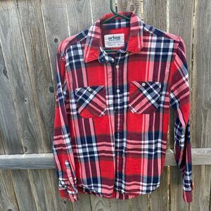 Urban Pipeline flannel checkered long sleeve size small